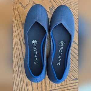 Rothy's Maritime Navy Round Toe Flats, size 7